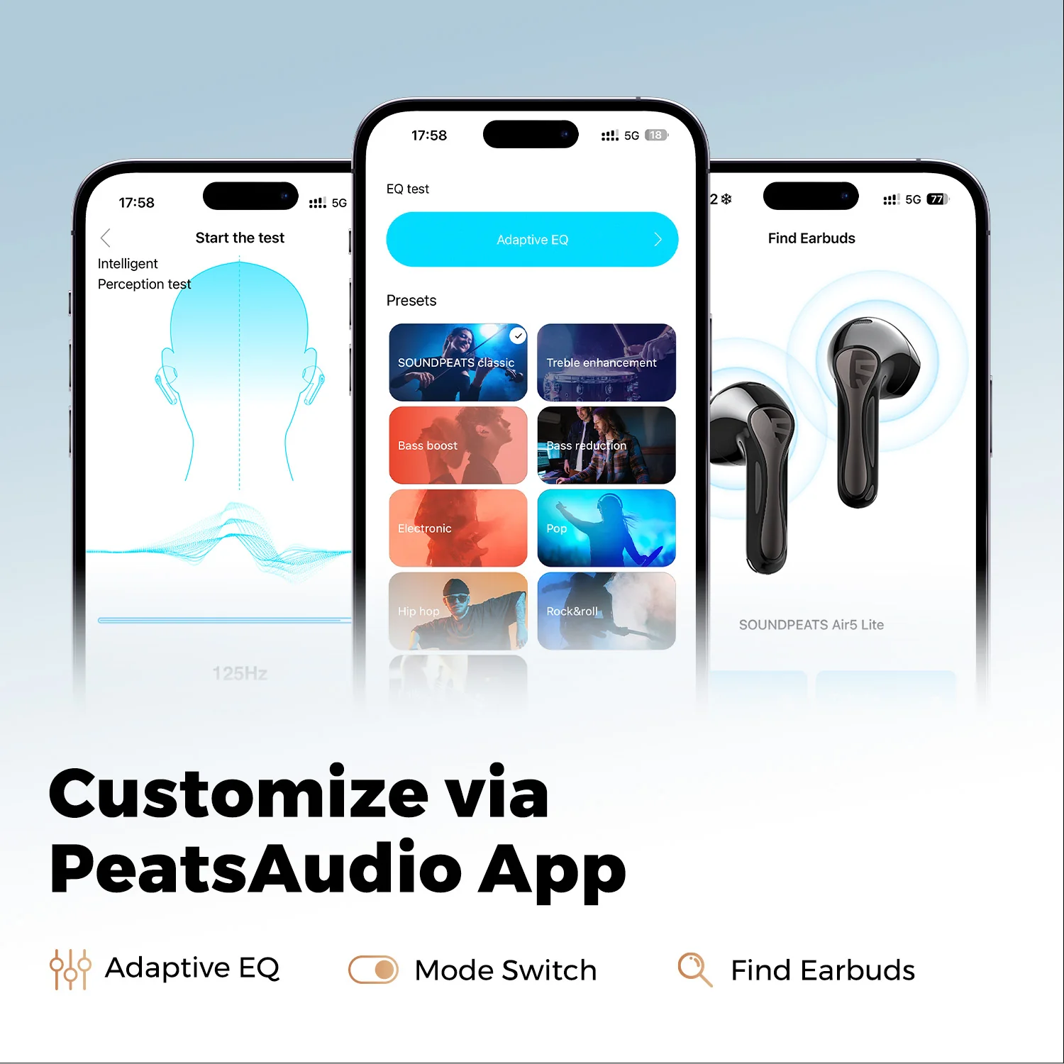 Air5 Lite: Semi-in-ear Wireless Earbuds with Hi-Res LDAC Audio - Image 7