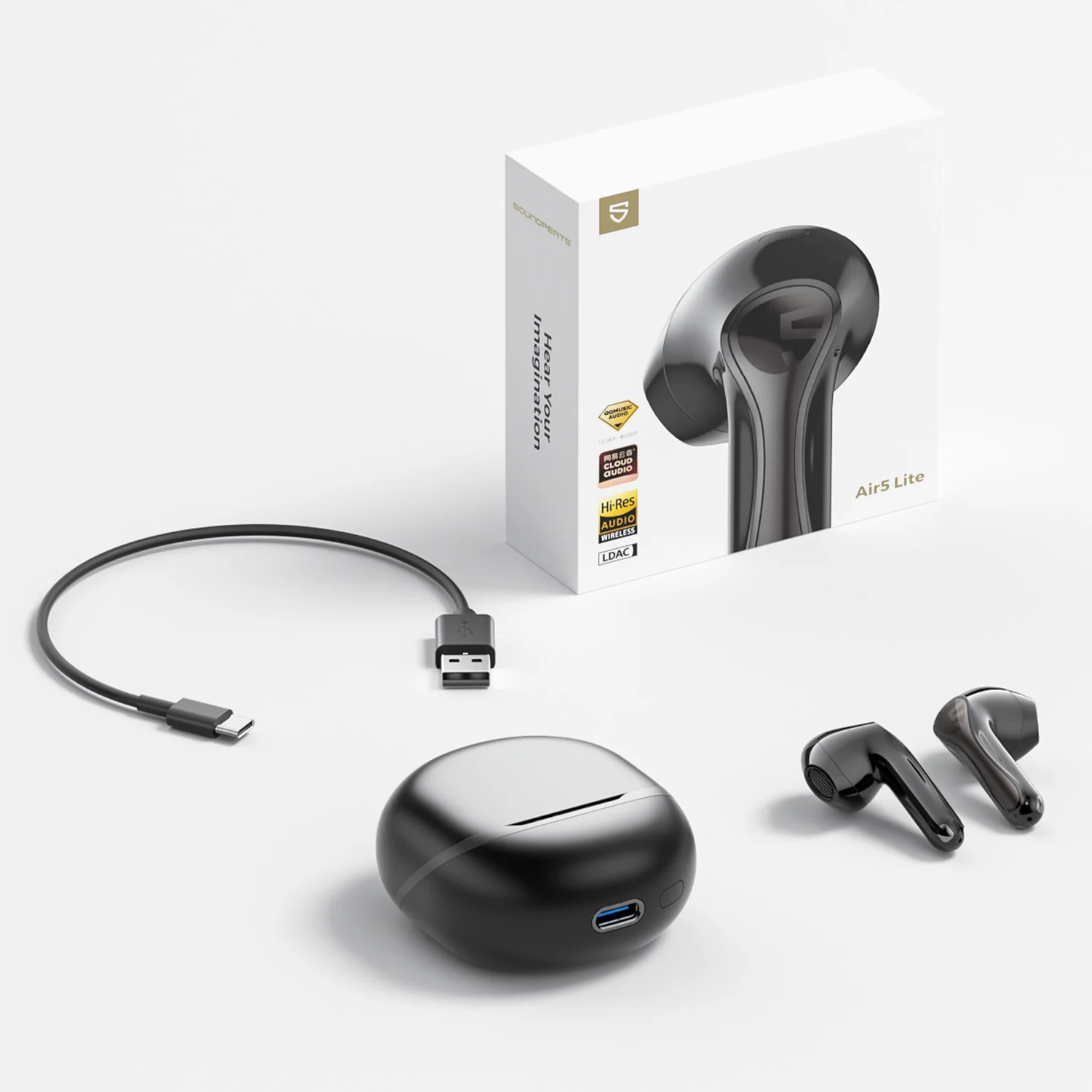 Air5 Lite: Semi-in-ear Wireless Earbuds with Hi-Res LDAC Audio - Image 9