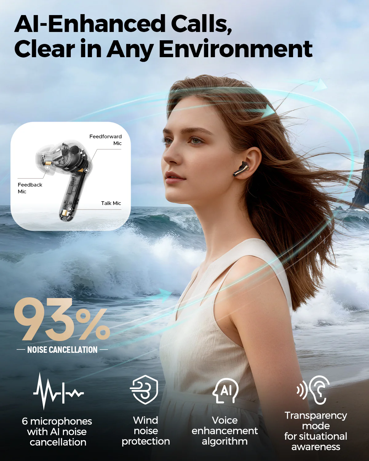 Air5 Pro+ TWS Earbuds — xMEMS + 10mm Drivers, Hi-Res Audio, LDAC & aptX Lossless - Image 8
