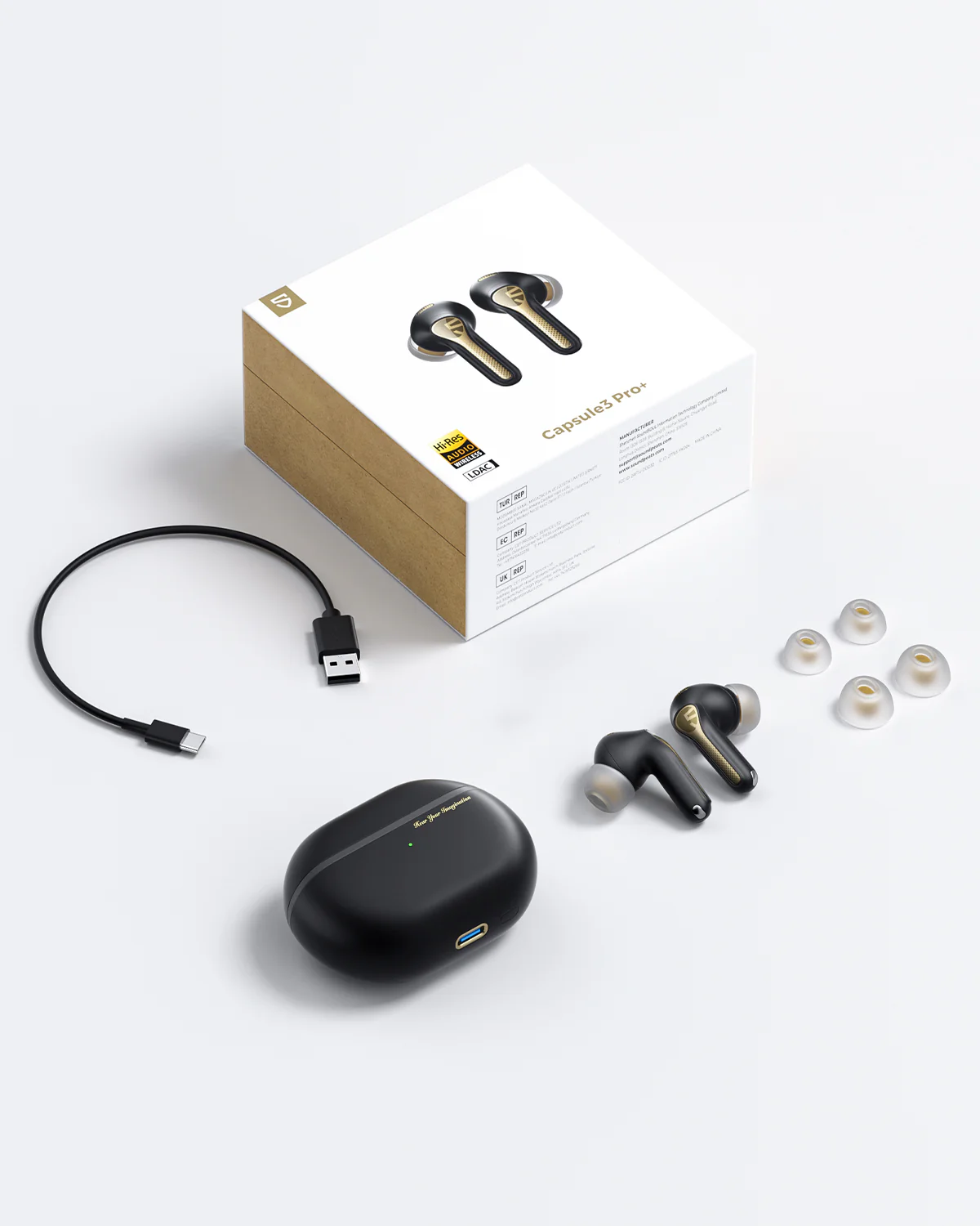 Capsule3 Pro+ xMEMS Speaker AI Adaptive ANC Wireless Earbuds - Image 10