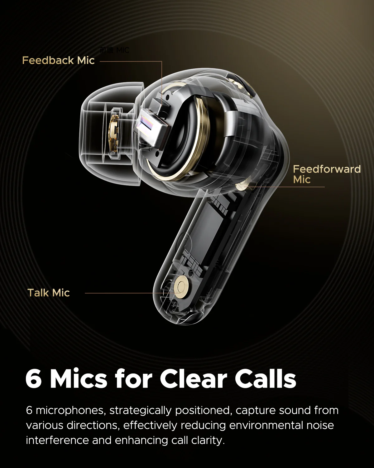 Capsule3 Pro+ xMEMS Speaker AI Adaptive ANC Wireless Earbuds - Image 5