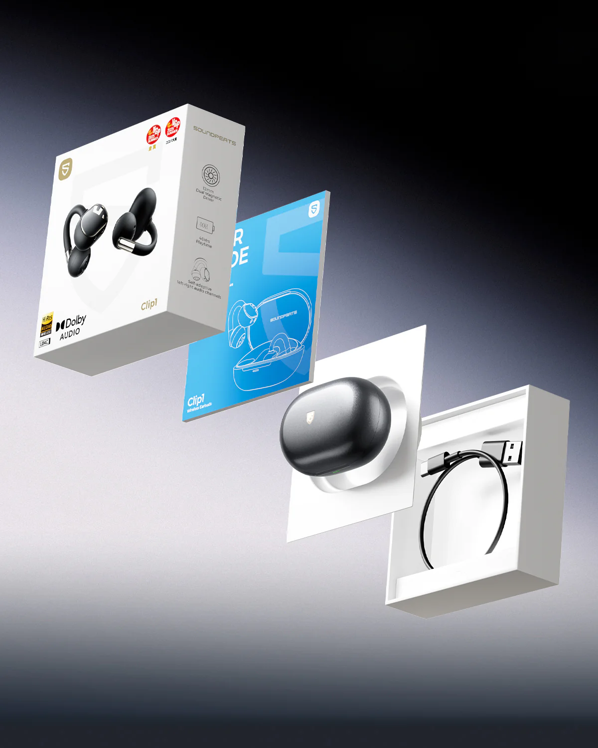 Clip1 Open-Ear Clip-On Earphones — Feather-Light Comfort, Deep Bass, Smarter Features - Image 13