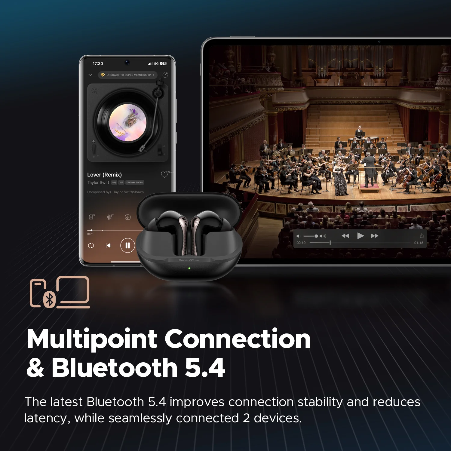Air5 Pro – True Wireless Hi-Res Earbuds with Adaptive ANC - Image 6