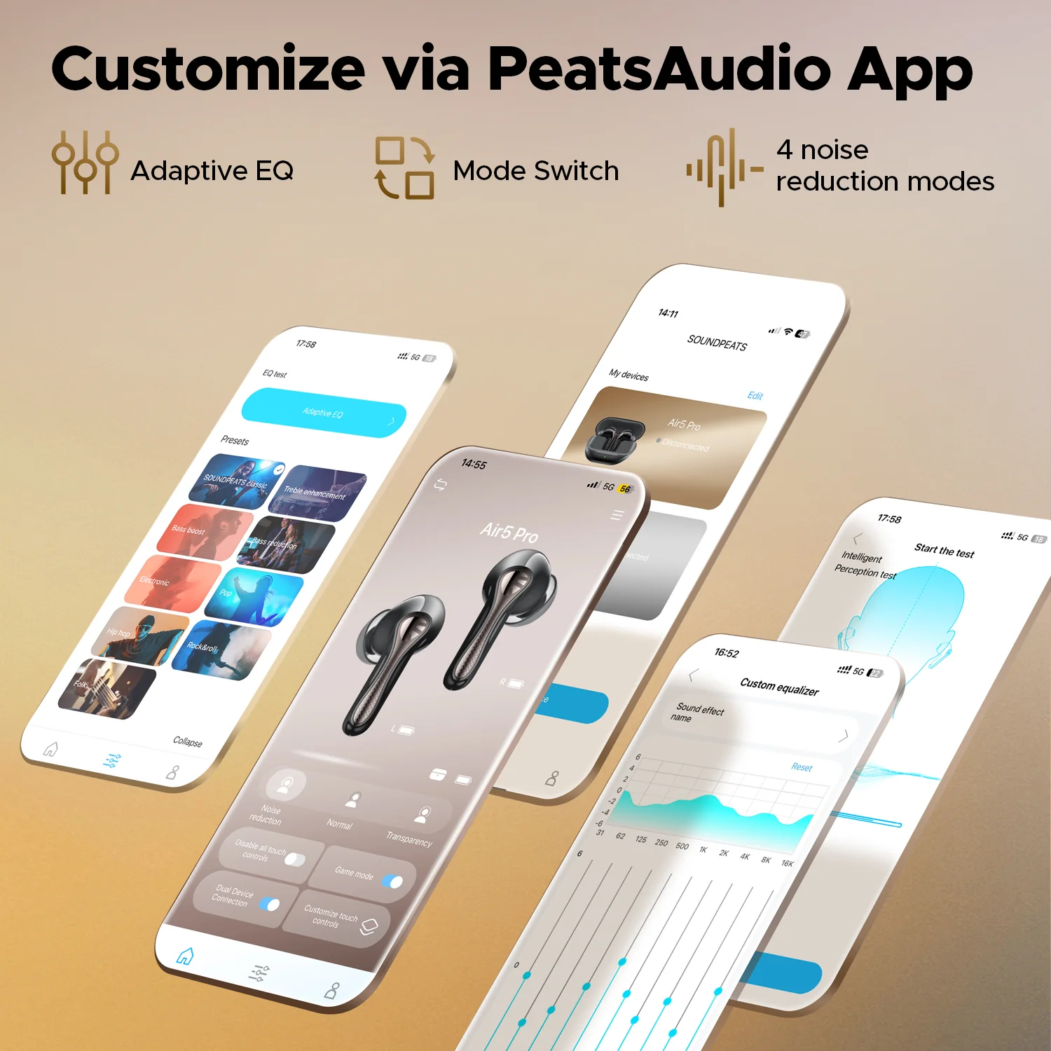 Air5 Pro – True Wireless Hi-Res Earbuds with Adaptive ANC - Image 8