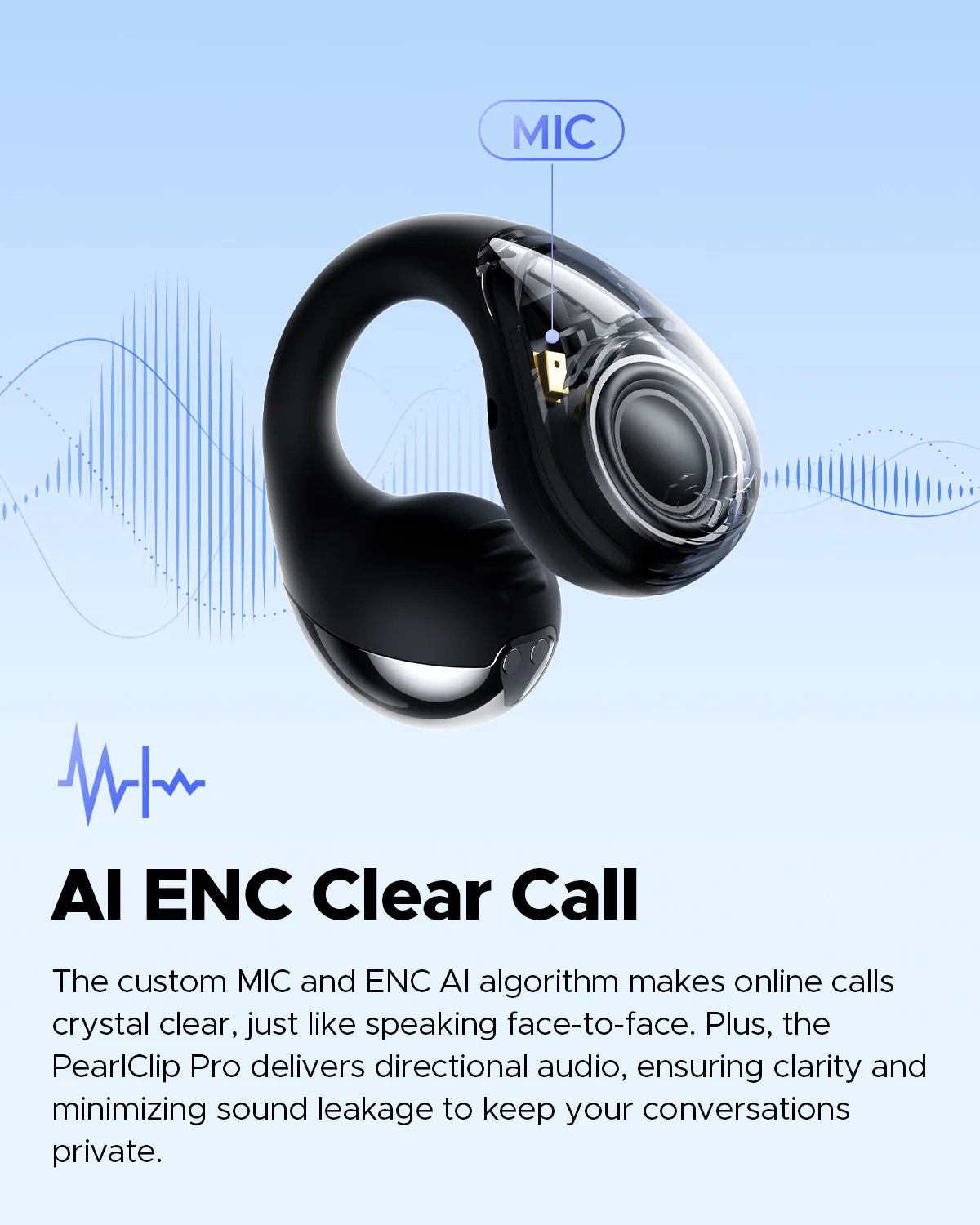 PearlClip Pro Open-ear Clip-on Earbuds - Image 8