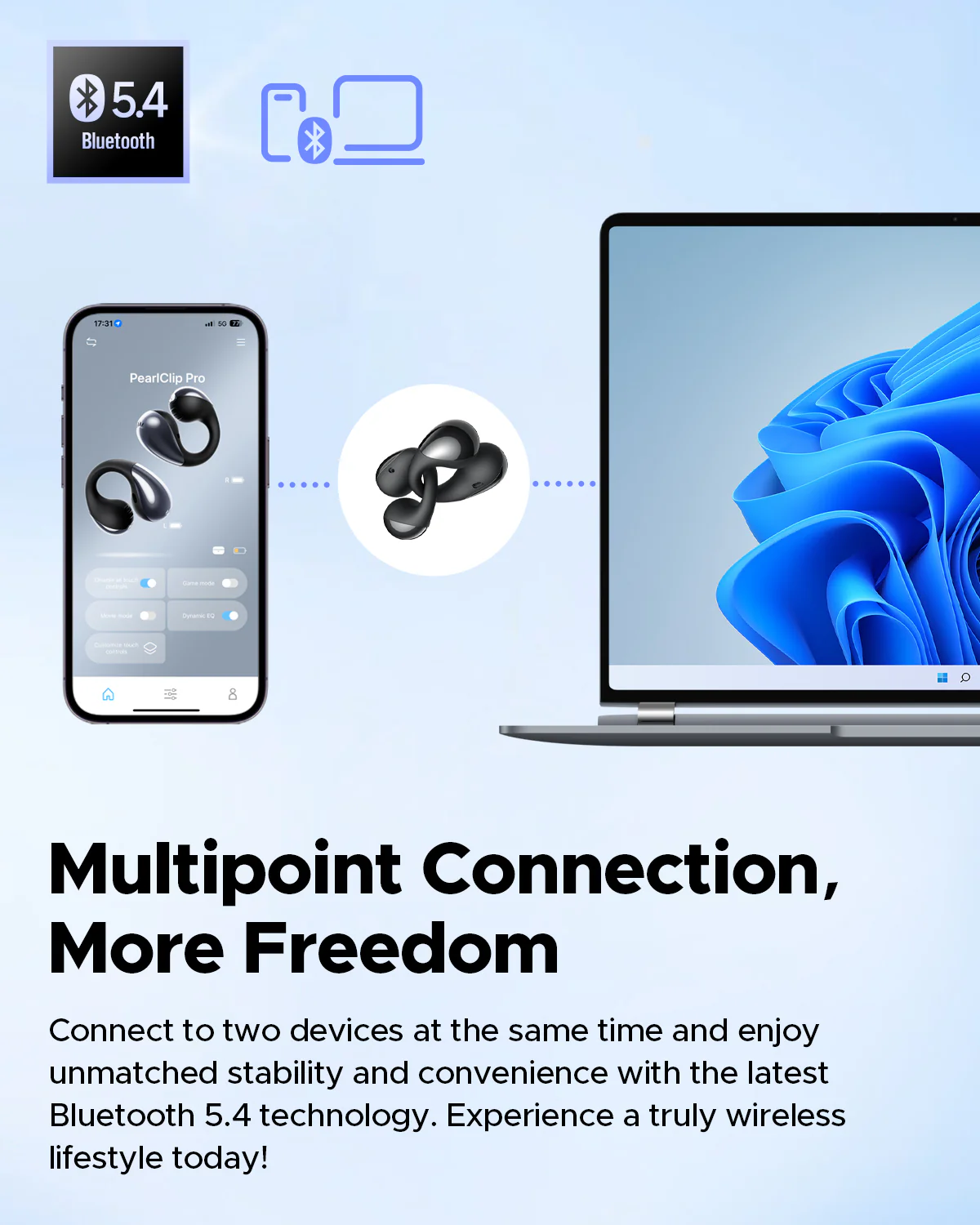 PearlClip Pro Open-ear Clip-on Earbuds - Image 9